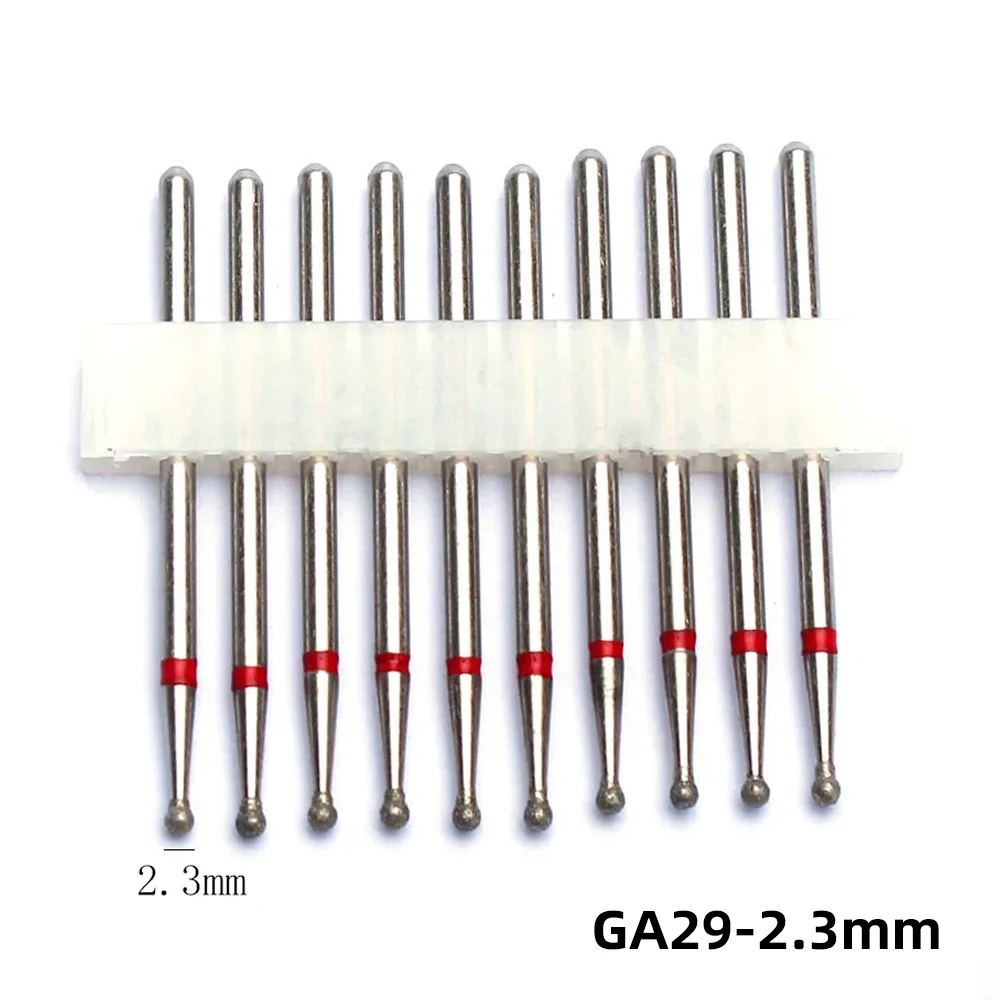 Professionelles Sicherheits-Diamant-Nagelbohrer-Set, 3/32 Zoll Hartmetall-Nagelhaut-Bits für elektrische Maniküre und Pediküre, 10-teilig