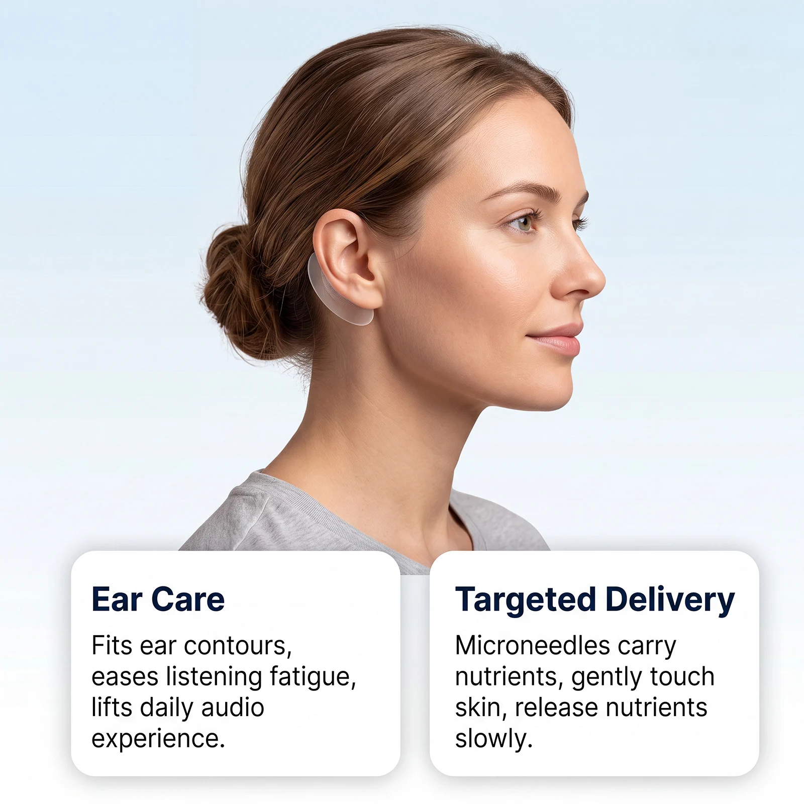 Ear Microneedle soothing Patch Relieves Fatigue, Ear Area Maintenance, Breathable, Hormone-Free, Individually Packaged for Daily