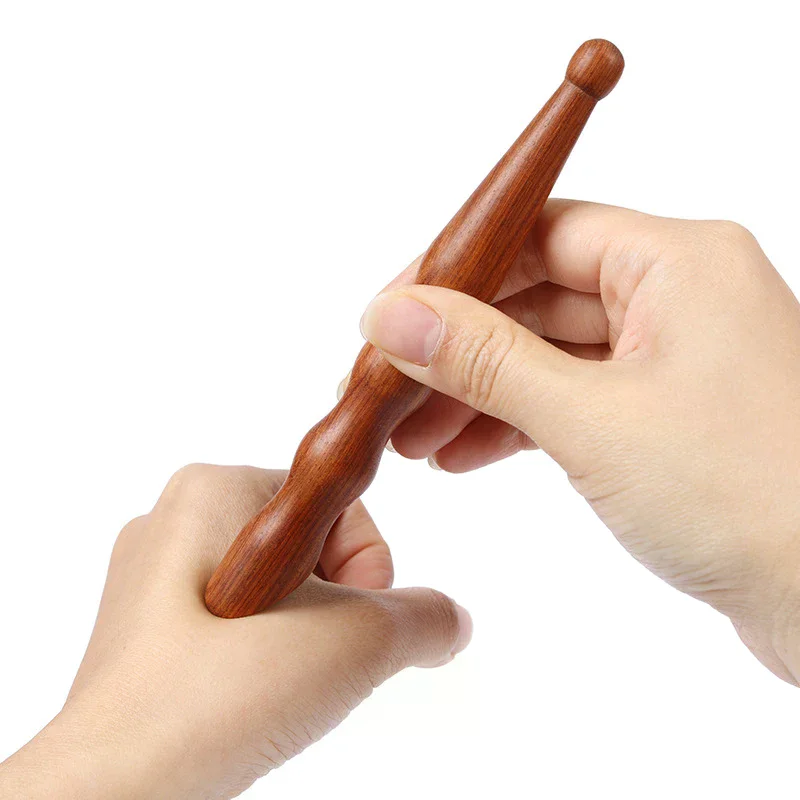 1 قطعة خشب الصندل مدلك قدم العلاج الطبيعي تدليك الأنسجة العميقة الاسترخاء العلاج بالابر القلم غوا شا نقطة أدوات مساج