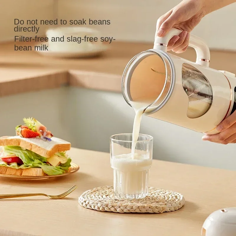Household filterless heating automatic blender, small food processing machinery, multi-functional soy milk maker view 2