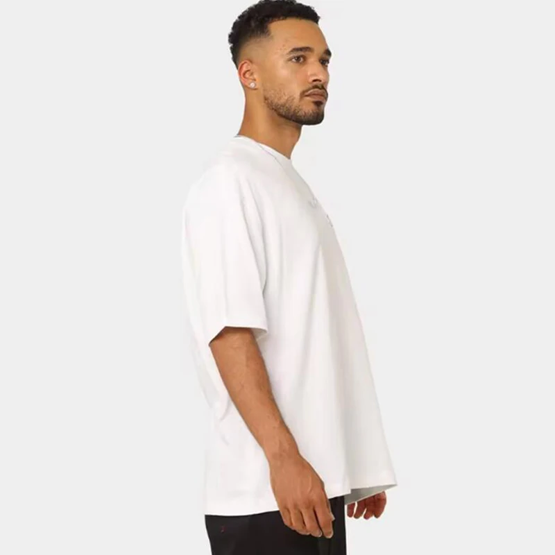 Summer Casual Men's T-Shirt Solid Color Soft and Loose Round Neck Top for Men Loose Soft Cool Cotton Male Short Sleeve Tees image 4