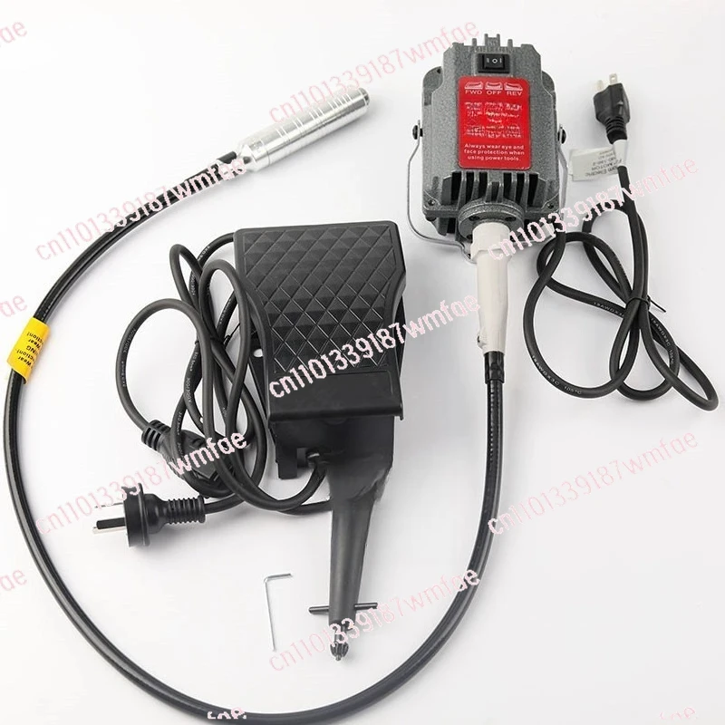 

SR Grinder Flexshaft 0-180000Rmp Mini Electric Grinder Set Full Set Flexible Shaft Polish Machine Burnishing Grind Rotary Tool