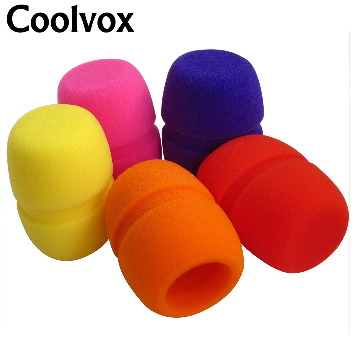 2pcs Flat Multi Color Foam Wireless Wired Microphone Sponge Cover Soft Foam Microphone Foam Windscreen for Shure Microphone