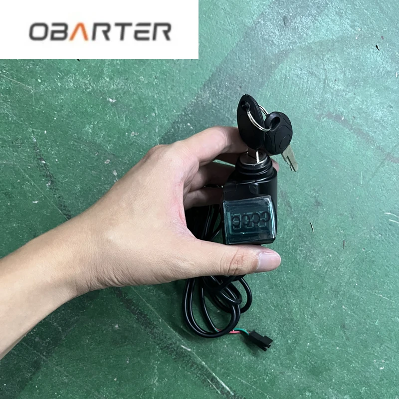 Obarter D5 X3 Electric Scooter Start Key electric  door lock Voltage display screen For Obarter D5 And X3 Original accessories