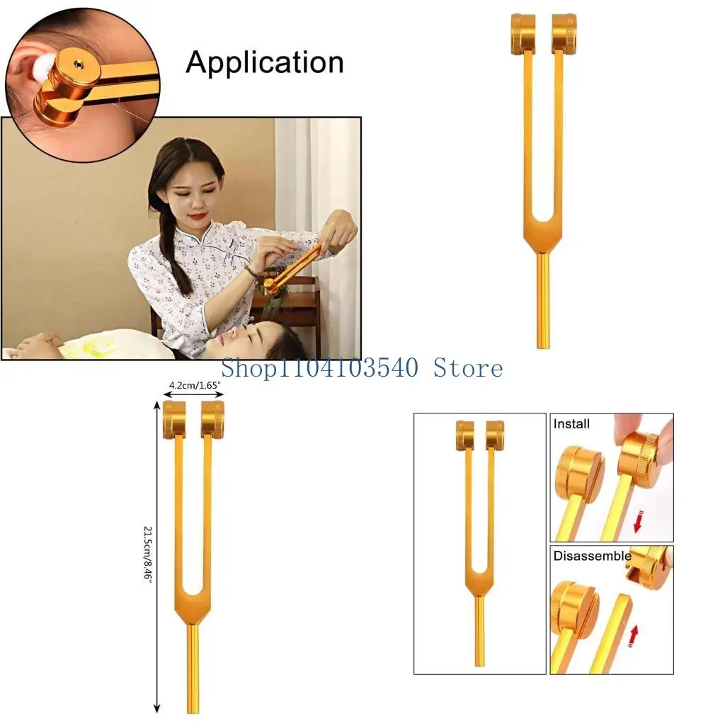 

02DC Medicals 128Hz Neurological Massage Sound Healing Therapy Tuning Fork Tools
