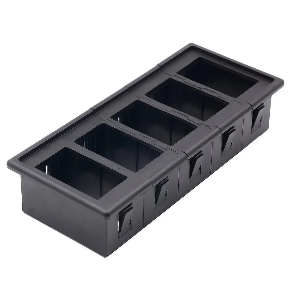 

Usb Mounting Frame Black 13.1*5.2*2.7Cm Abs Pc V0 Rocker Switch Housing For Car Boat Suv Atv Utv Panel Holder Kit