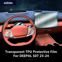 For DEEPAL S07 23-24 Car Interior Center Console Transparent TPU Protective Repair Film Anti-scratch Accessories Refit