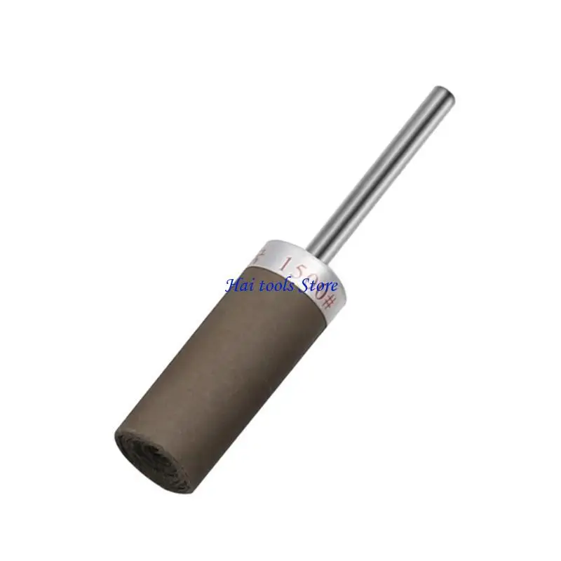 

X37E 3mm Shank Sandpaper Rod Portable Sand Paper Bar Electric Polishing Buffing Grinding for Head 180# to for Rotary To