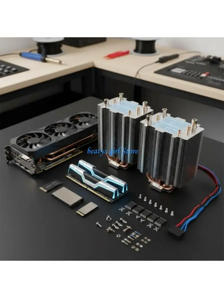 C7AB GPU Heatsink With 10 High Efficiency Coppered Tubes For SXM2 V100/P100 Server