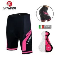 X-TIGER Women Cycling Shorts 3D Gel Padded Shockproof MTB Mountian Bicycle Shorts Road Racing Bike Shorts Summer Outfit Clothes