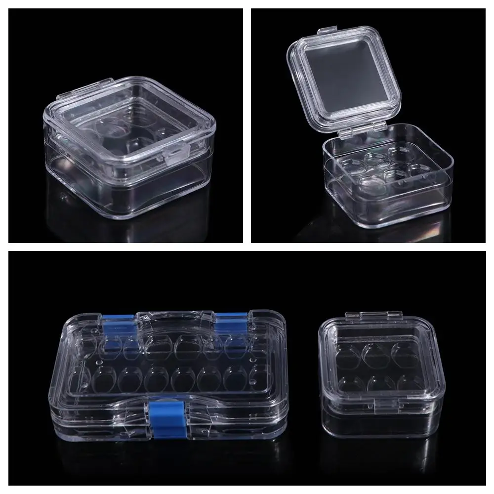 Protective Case Dentist Supply with Hole Membrane Teeth Case Dental Tooth Box With Film Denture Storage Box Dentistry Lab Tool