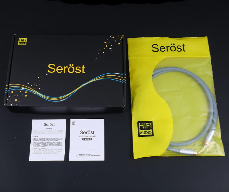 Serost HiFi Sauerstofffreies Kupfer 75 Ohm Digitales Koaxiales Audiokabel 99,9999% OFC für DAC DSP Decoder SPDIF-Schnittstelle – Detail 7