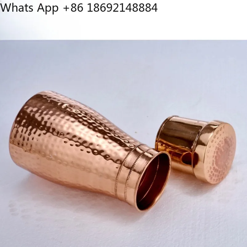 

Hand beating concave and convex texture copper pot yoga/cold kettle 800ml factory direct sales