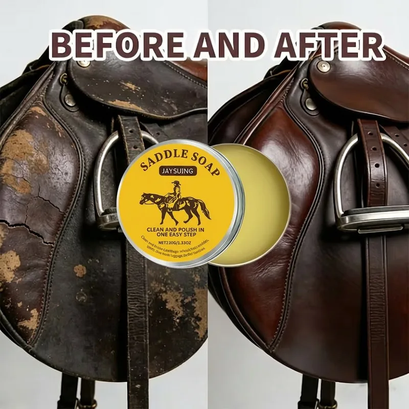 Leather Care Wax Repairs Scratches Cracks Removes Stubborn Dirt Prevents Cracking Leather Refurbishment Polishing Paste - view 2