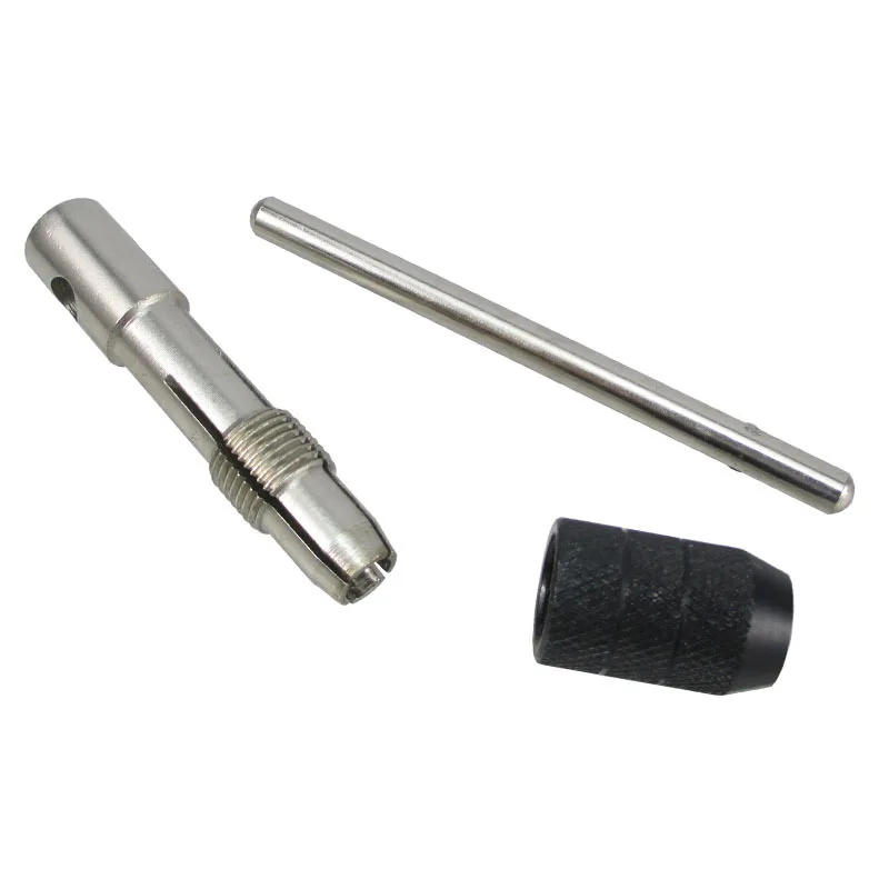 Adjustable T-type Ratchet Tap Wrench One-piece Easy T-Tap 3mm to 8mm Hand Tap Wrench Thread Tapping Tool Set M3 To M8