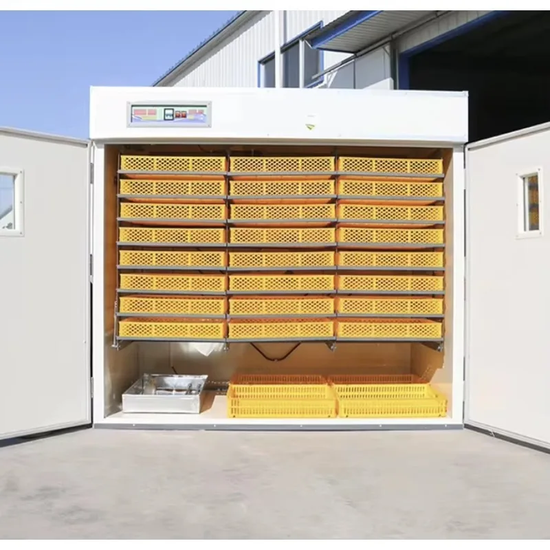Automatic 2000 Chicken Egg Incubator Hatcher New Condition 220v Tray Essential Fan Motor Components for Farm Use Ducks Quails