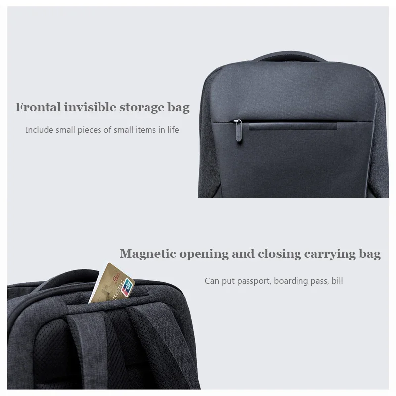 Original Xiaomi Mi Business Multi-functional Backpacks 1 Travel Shoulder Bag 26L Large Capacity 4 Level Waterproof Drop Shipping