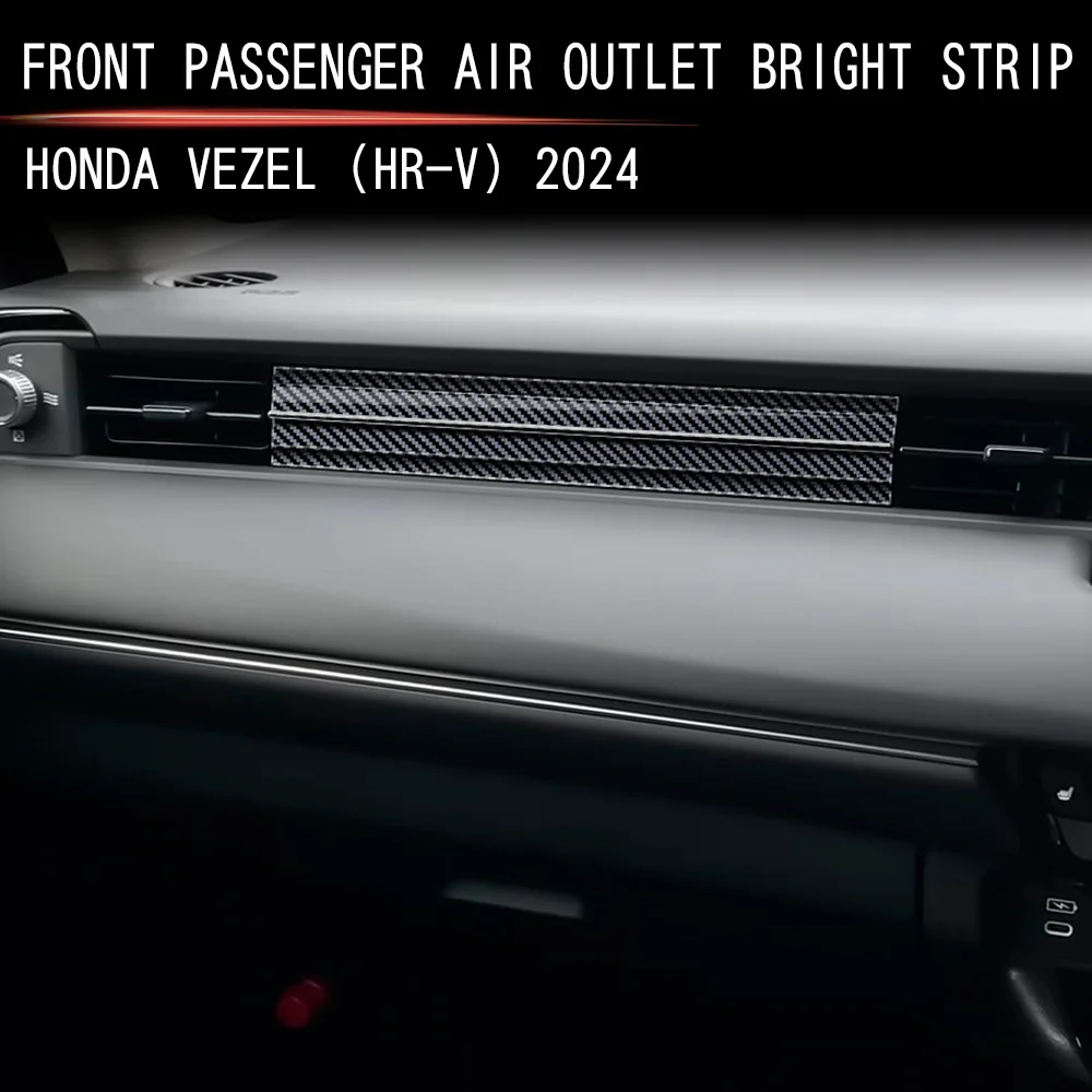 

Для Honda Vezel H-RV HRV 2025 2026, передняя приборная панель, центральная панель, полоса Copilot, наклейки на крышку выхода на панель воздуха