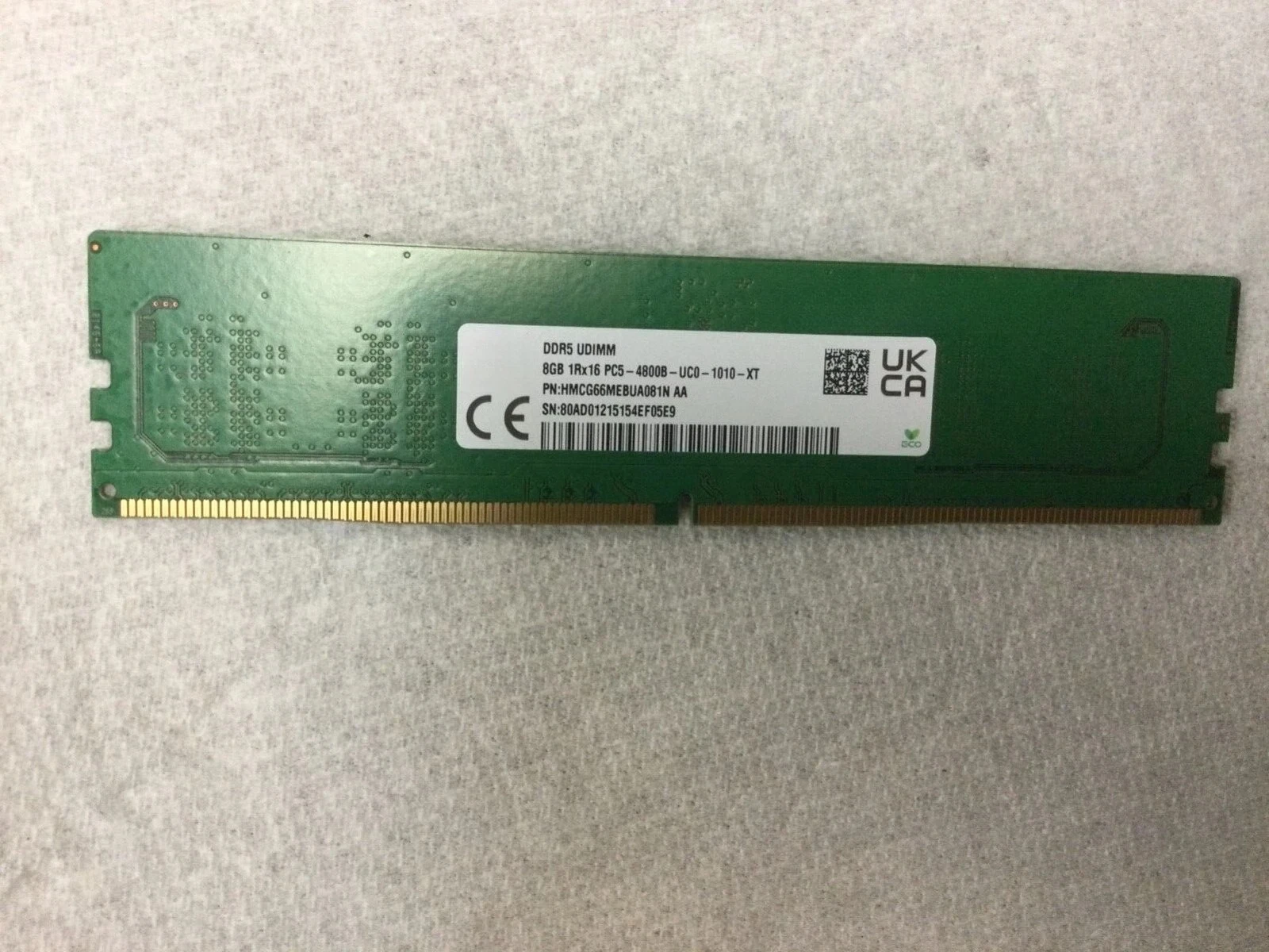 

For SK 8G 1RX16 PC5-4800B Desktop Memory HMCG66MEBUA081N/084N