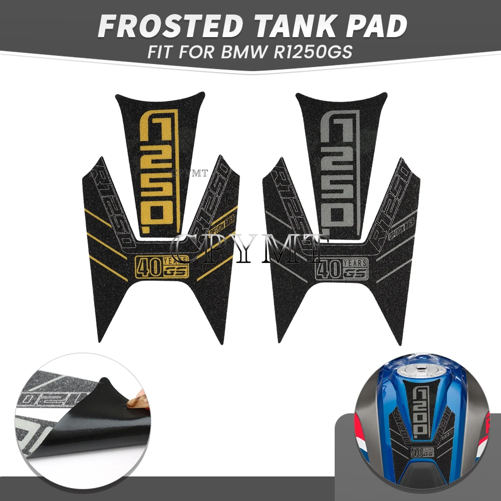 

Fit For BMW R1250GS 40 years gs Motorcycle Gas Tank Pad Protection stickers Frosted Decal
