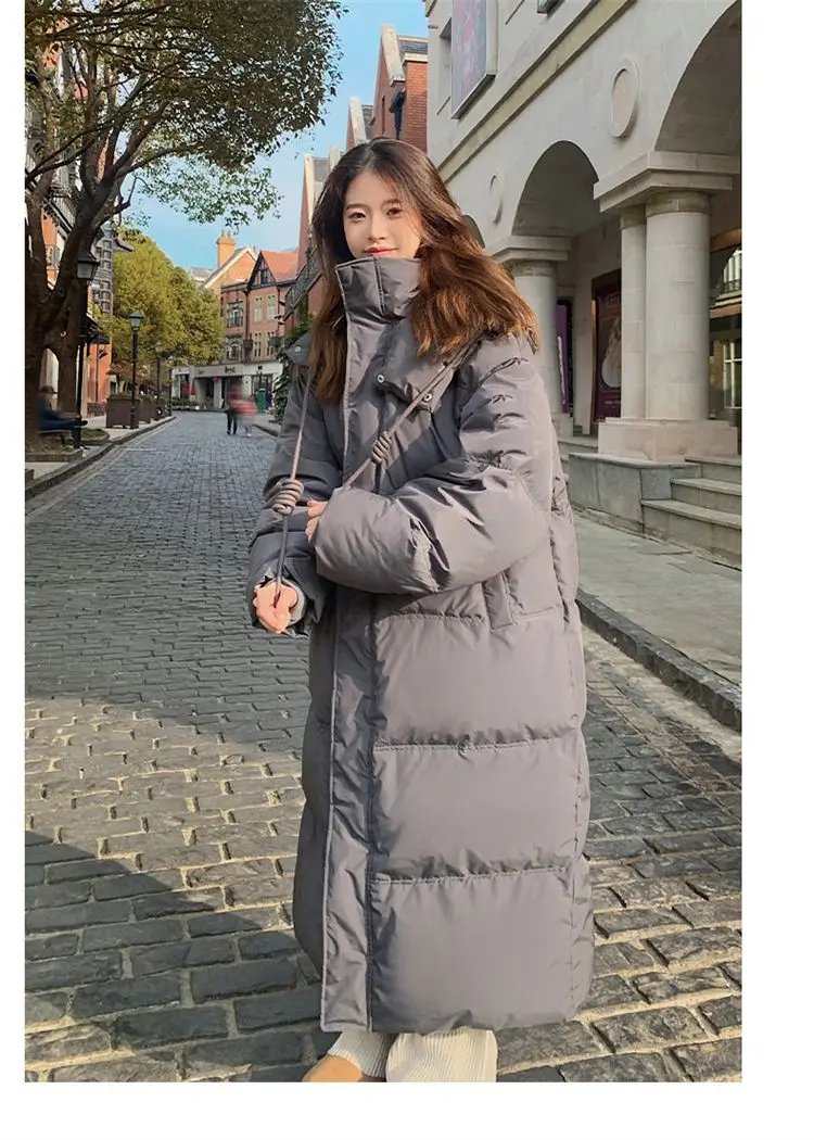ZAROY Padded Women Jacket Windproof Warm Winter Long Parkas Overcoat Loose Casual Hoodie Coat Skiing Outerwear Длинные п