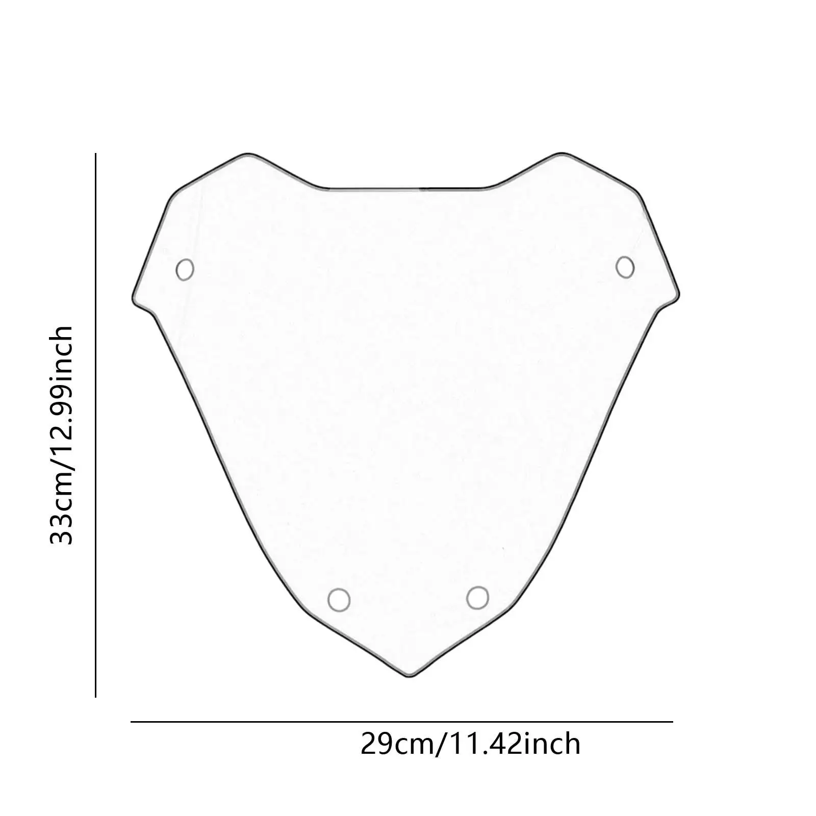 Visière de pare-brise Spomicrophone pour Yamaha Xmax 300, installation facile