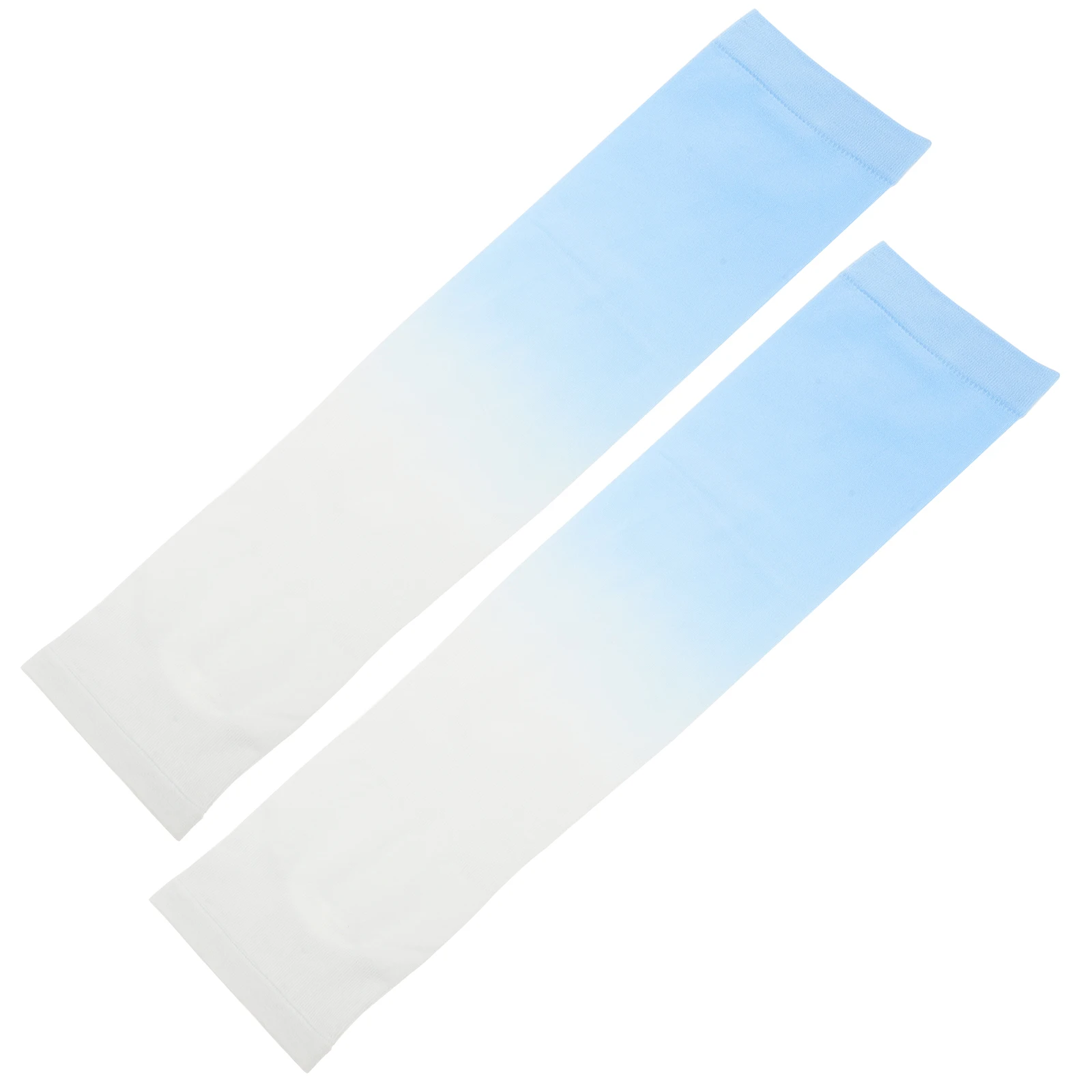

Sun Protection Arm Sleeves UV Warmer Thin Cooling Sky Blue Ice Silk Gradient Women Summer Sports Outdoor Driving Gardening UV