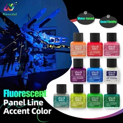Stedi MP-20~29 Fluorescent Colored Panel Lining Fluid for Gundam Mecha Model Coloring Tools40g Water Based Penetrating Ink