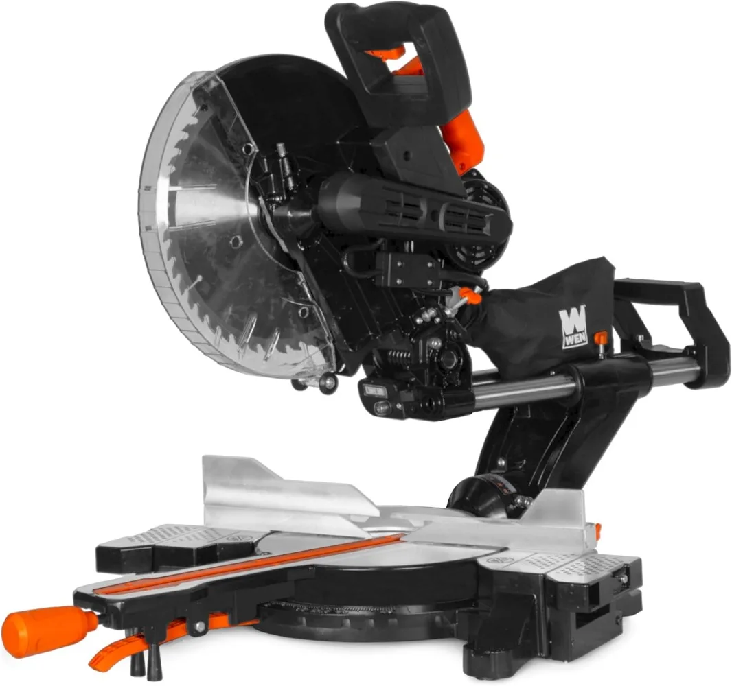 15-Amp 12-Inch Dual-Bevel Sliding Compound Miter Saw with Laser (MM1213)