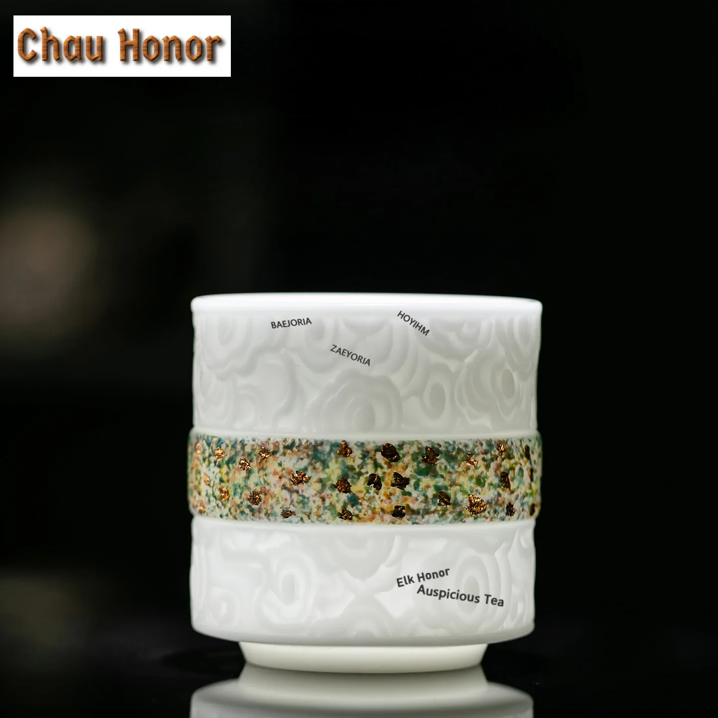 

130ml Ice Mutton-fat Jade Porcelain Colorful Rock Teacup Luxury Tea Bowl Cup For Tea-tasting Personal Cup Jianzhan Master Cup