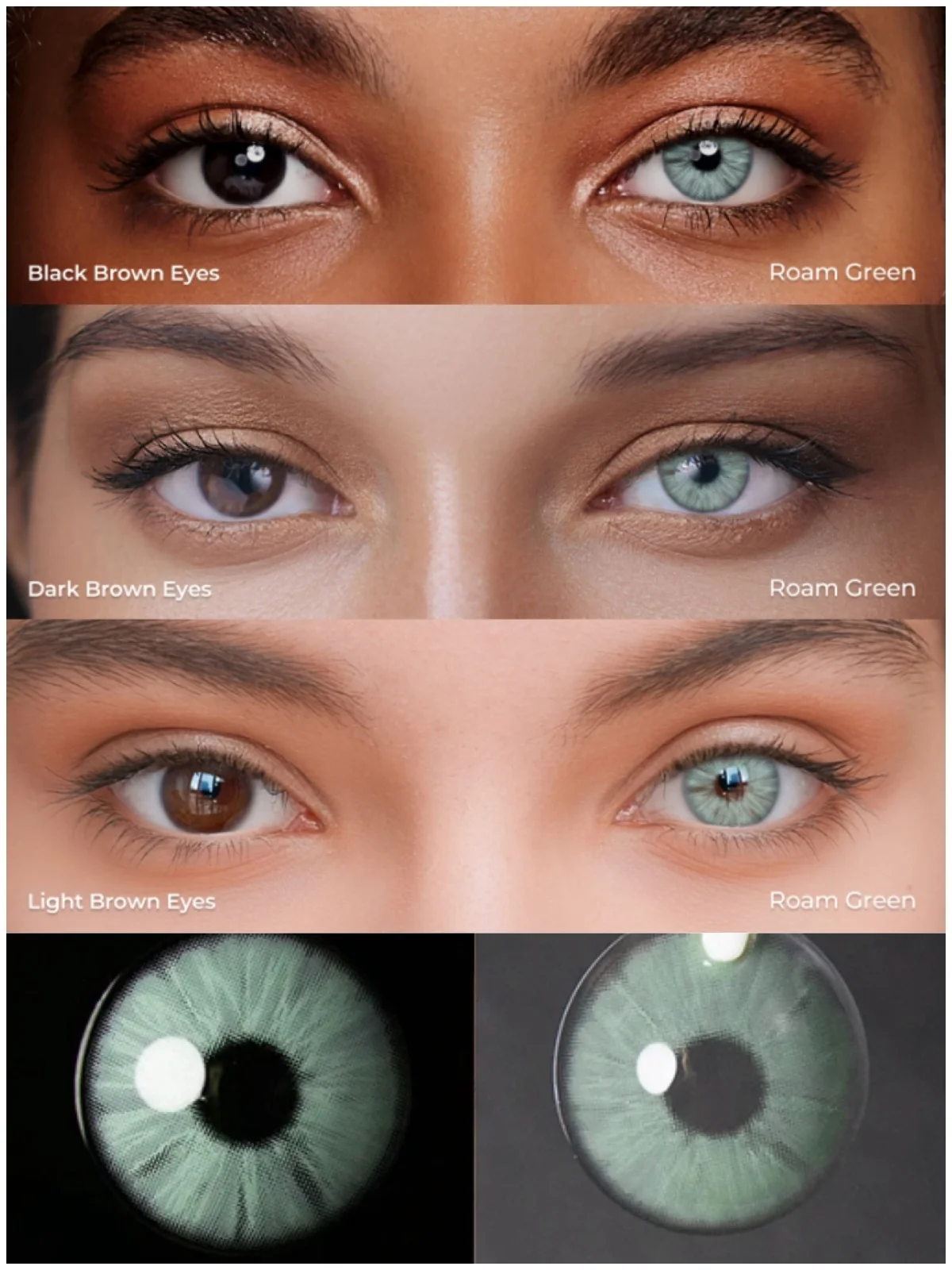 VISUASHOW Metcolor Myopie-Kontaktlinsen 2 Stück Halbjahresgebrauch Kleine Pupille Graue Kosmetik-Kontaktlinsen mit Stärke