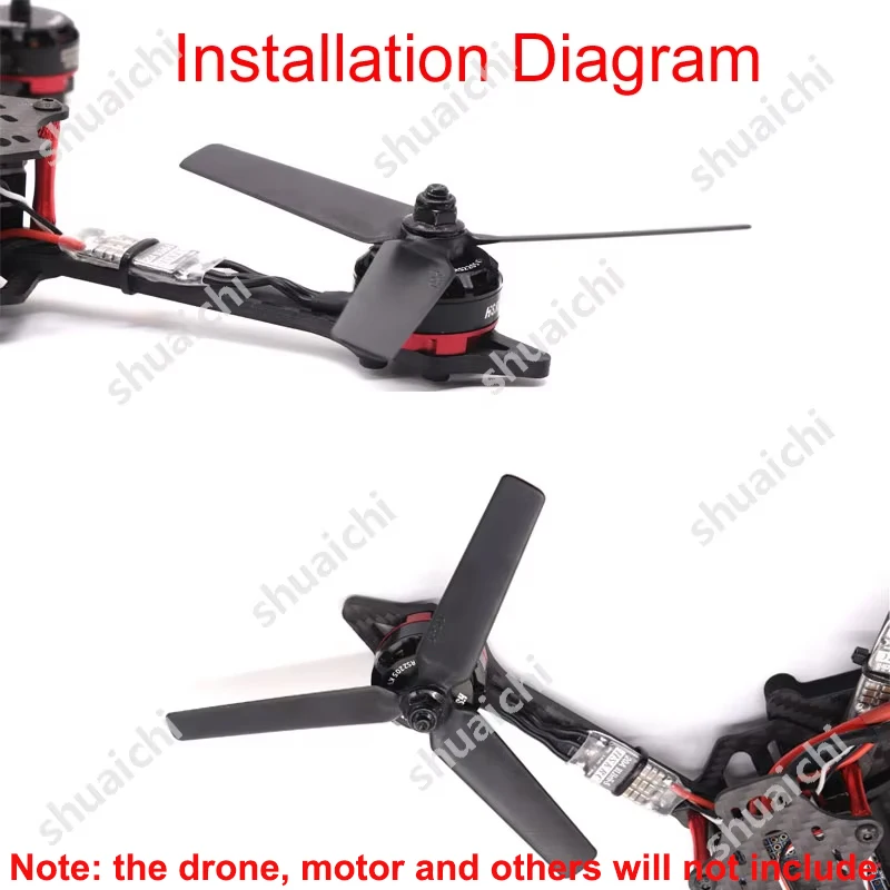 10Pairs 5045 3-Blade Propeller 5 Inch CW CCW Props Micro Motor 3D Paddle for RC Airplane FPV Racing Drone Quadcopter Spare Parts