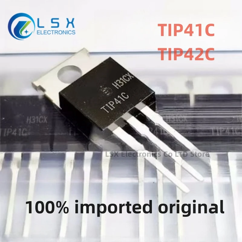 10PCS/5 pairs/10 pairs TIP41C TIP42C 100% original imported TIP41C Bipolar Transistor TIP42C TO-220 Imported New & Original