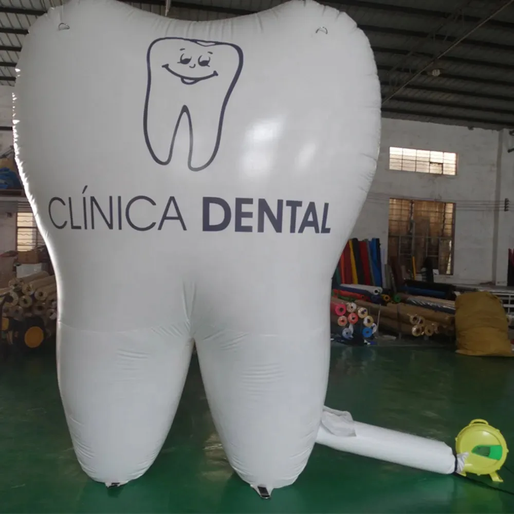 

wholesale Wholesale Stand Inflatable Tooth Model Balloon with Custom Customized Big Teeth for Dentist Advertising Promotion