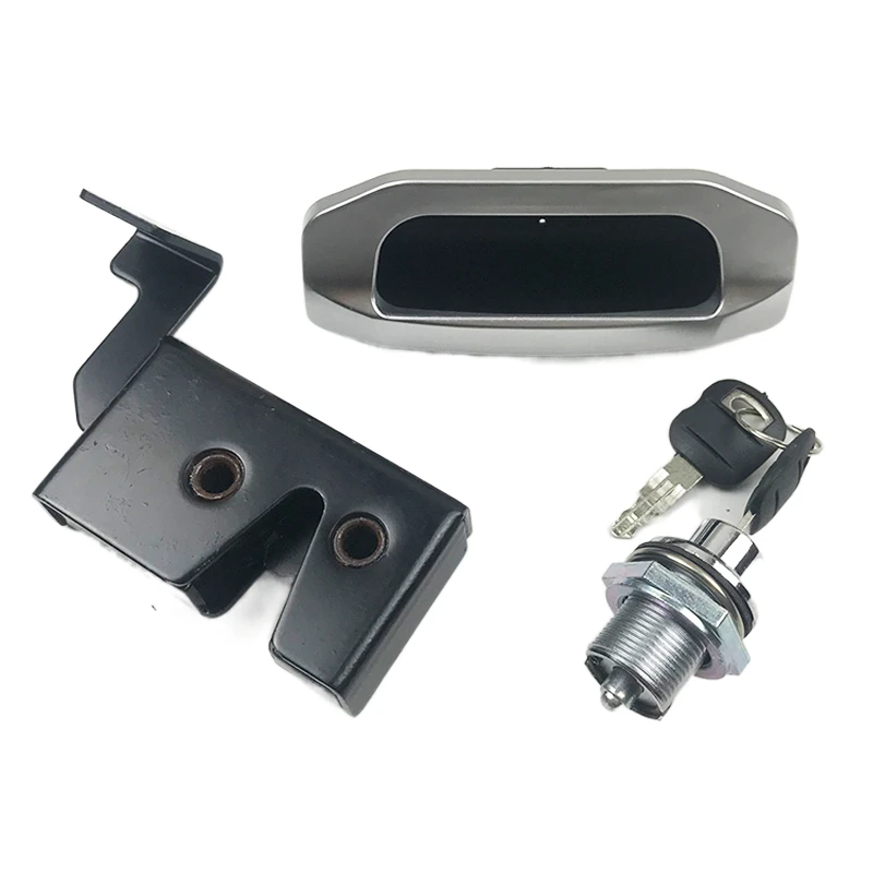 For Hyundai R60-7/80-7 Toolbox Lock Cylinder Battery Box Lock Block External Handle Excavator Accessories