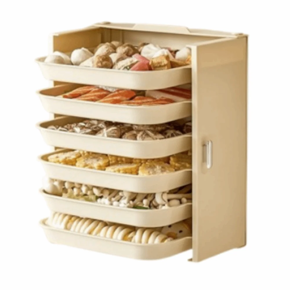 

Креативный держатель для хранения кухонной посуды, 3/6 ярусов, складная стойка для подготовки посуды, настенный подвесной кухонный органайзер, полка