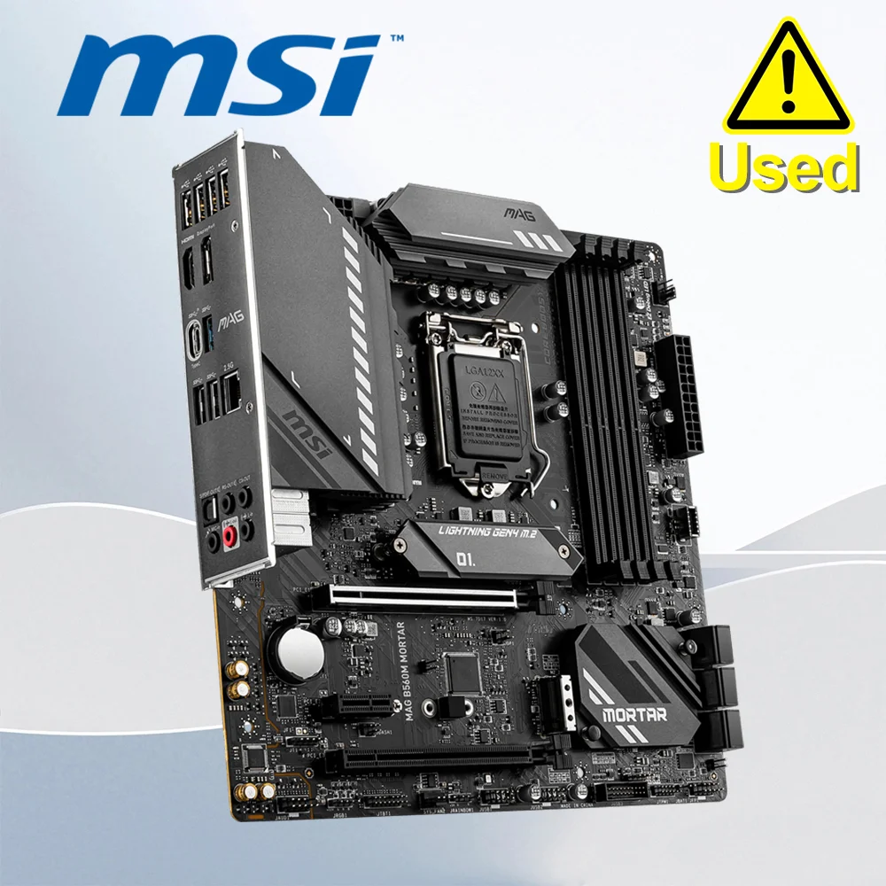 Tarjeta Madre MSI MAG B560M MORTAR LGA 1200 4×DDR4 128GB PCI-E 4.0