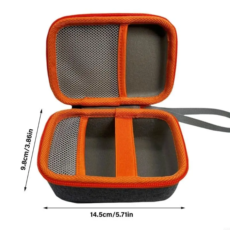 J1HD Travel Traking Case Bolsa con bolsillo malla para mini reproductores Músicos Músicos Plazas choque Hard Eva Case