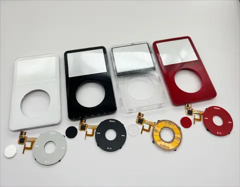전면 페이스플레이트 하우징 케이스 커버 클릭휠 센터 버튼 iPod 5세대 비디오 30gb 60gb 80gb용 다양한 조합