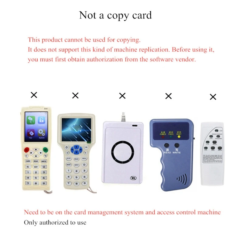 13.56MHZ  Cards Set of 10 White IC Cards  Cards for Key  Access Control Attendance  Card NFC-Enabled Device