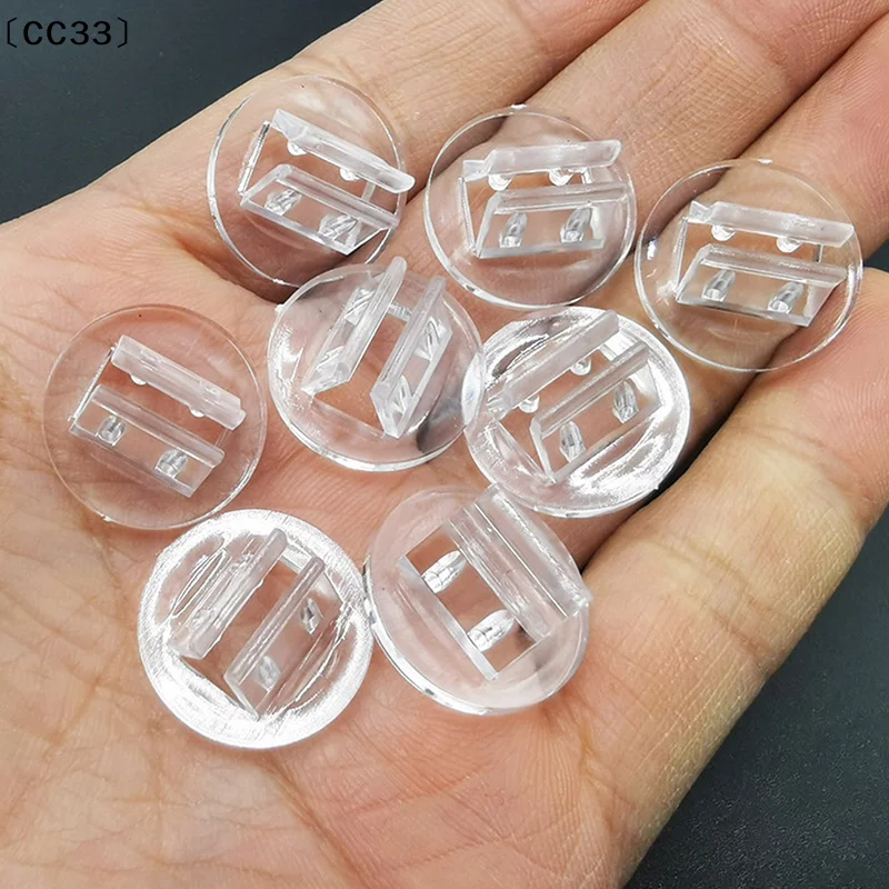 

10 Pieces 20mm Plastic Cards Stand Unique Transparent Fixed Props for Paper Board Games Cards〔CC33〕