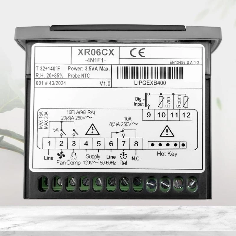 وحدة تحكم في درجة حرارة القناة المزدوجة معدات التبريد التجارية تصميم كفاءة في استخدام الطاقة