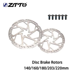 ZTTO 140mm 220mm Brake Rotor E-Bike Bicycle Disc Brake Rotor 2.3mm Thickness Electric Power Assisted Cycling Parts