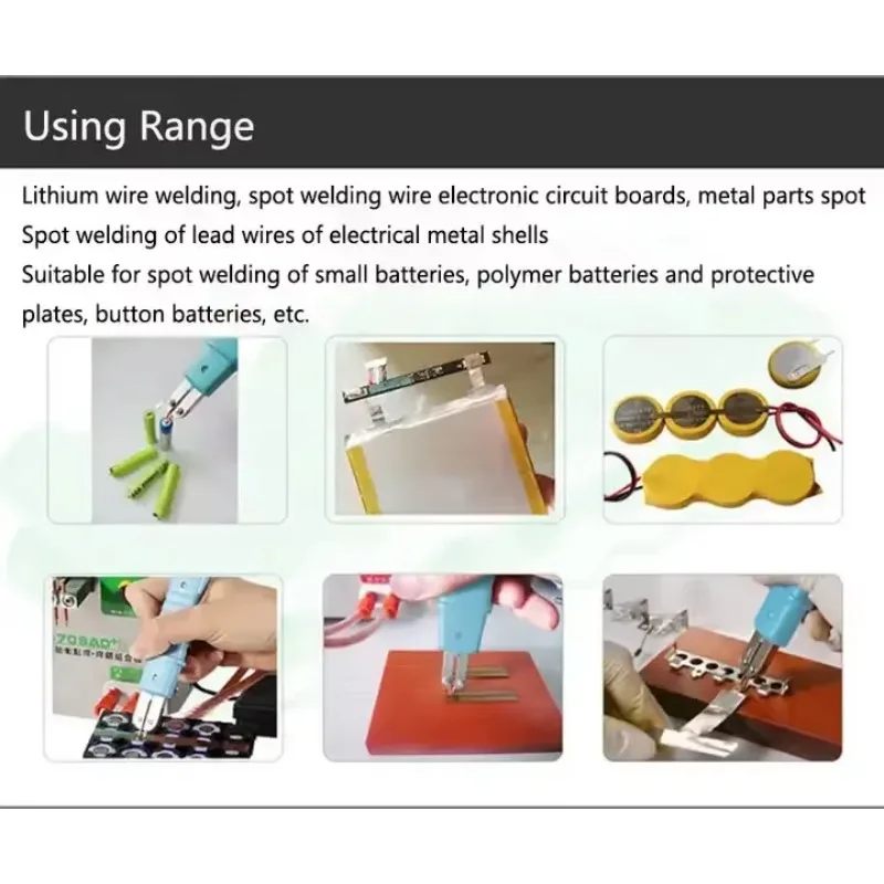 جديد SUNKKO HB-71A بطارية بقعة لحام القلم العالمي بطارية حزمة أدوات لحام #5