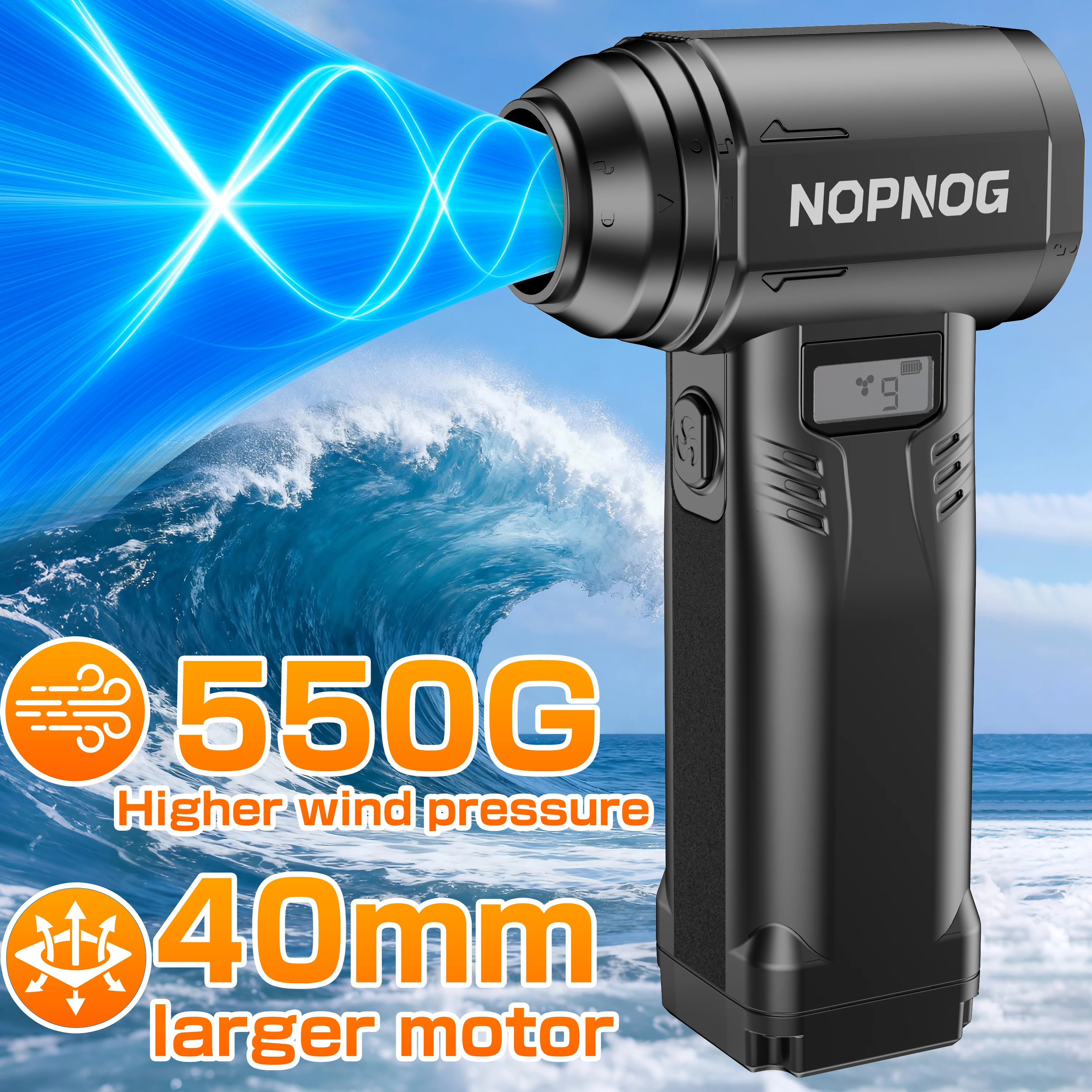 

Handheld Turbo Fan Brushless Cleaning Jet Blower Tools High Speed Powerful Air Blower Multifunctional 600000RPM Car Violent Fan