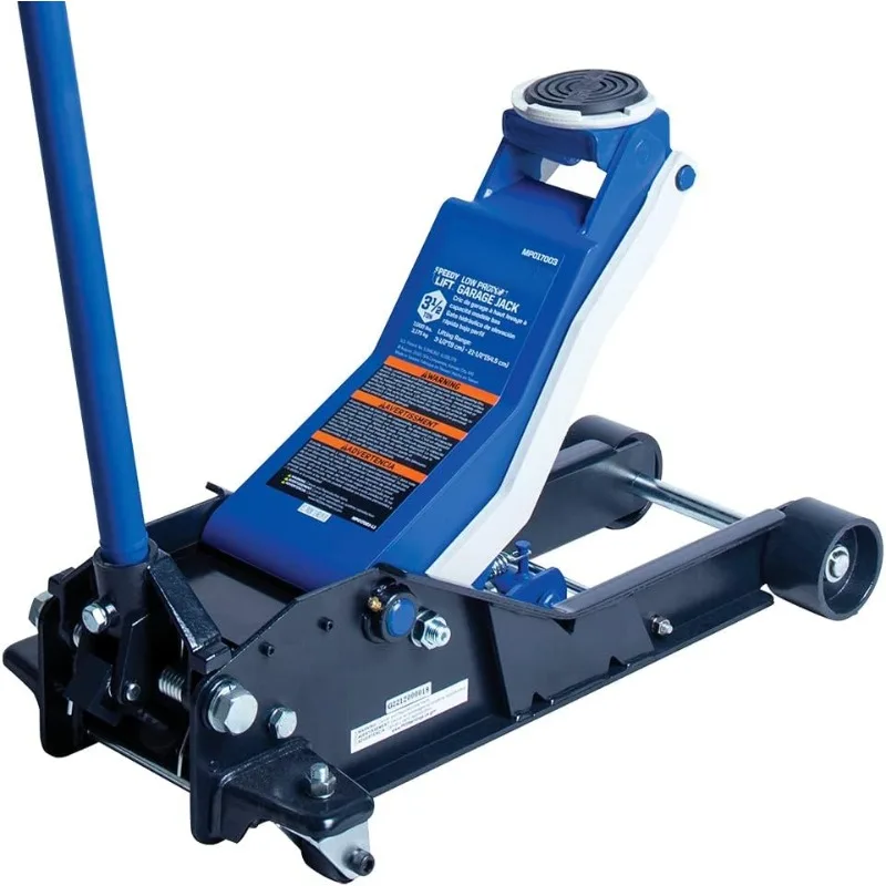 home.3.5 Ton Speedy Lift Low Profile Floor Jack - Efficient and Safe Lifting for Your Vehicle, Lowering Speed Control | MP017003