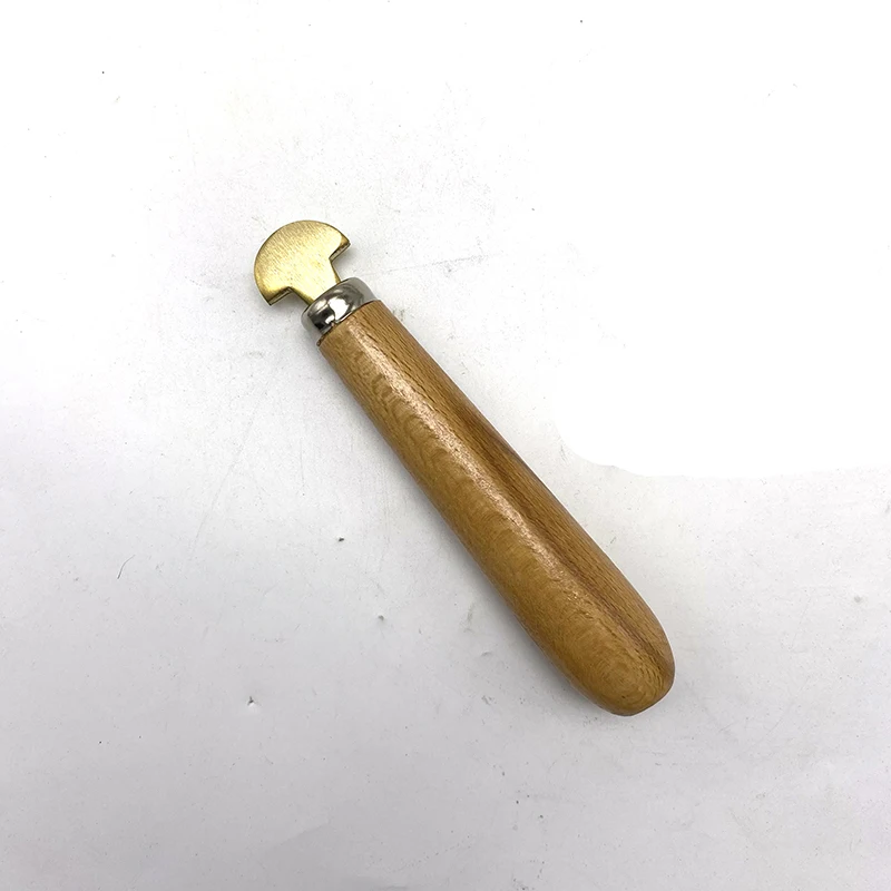 Jewelry Gemstone Setting Tool Hand Tool Pusher for Diamond Bezel Set with Wooden Handle