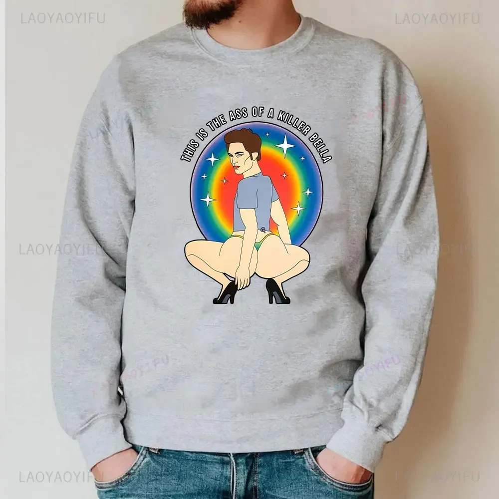 هذا هو الحمار من القاتل بيلا الخريف البلوز سترة الشفق ساغا الجرافيك مضحك هوديس الرجال النساء Harajuku رجل هودي