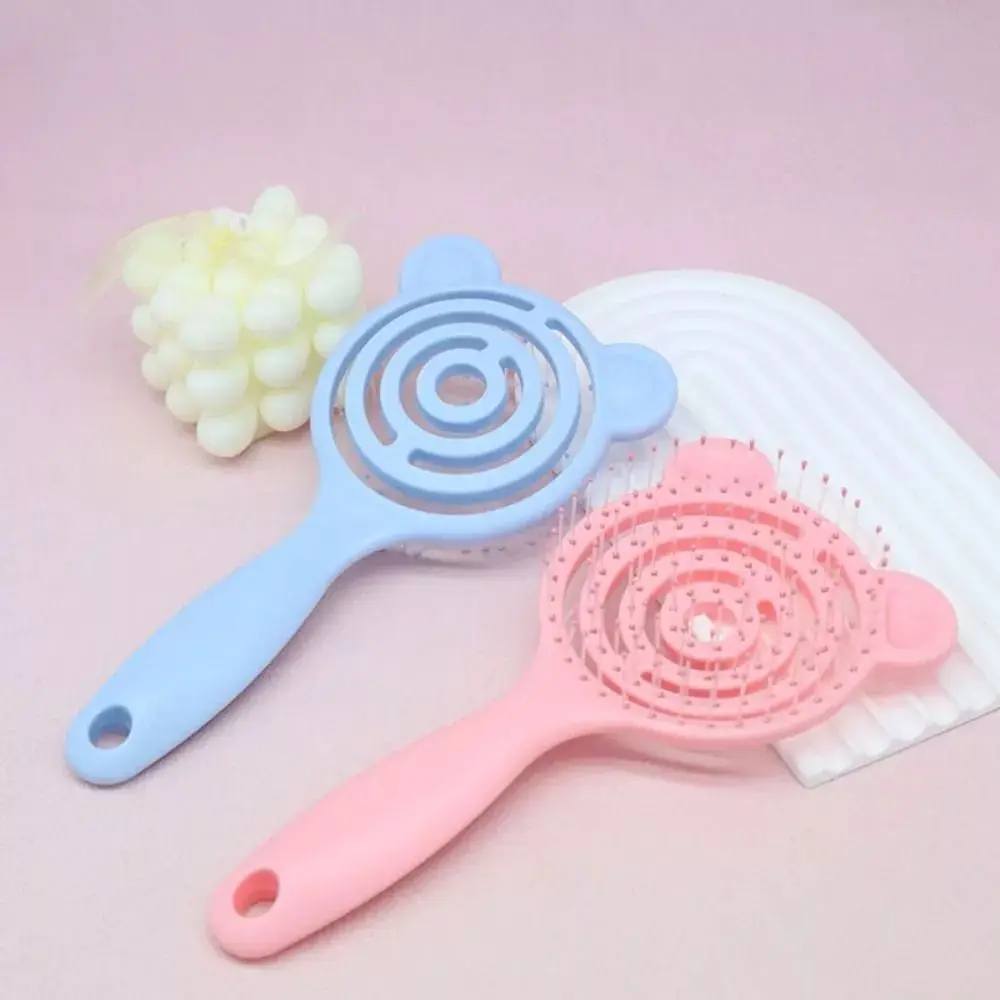 Wet and Dry Massage Comb Portable Soft Pins Bear Hair Combs Styling Tools Hairdressing Comb