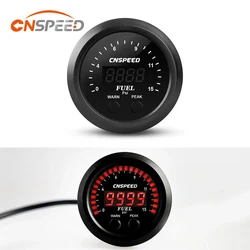 2inch / 52mm Universal Electronic Fuel Pressure Gauge With 1/8 Npt Sensor Oil Pressure Digital 0-15psi Red Led Ultra-Thin
